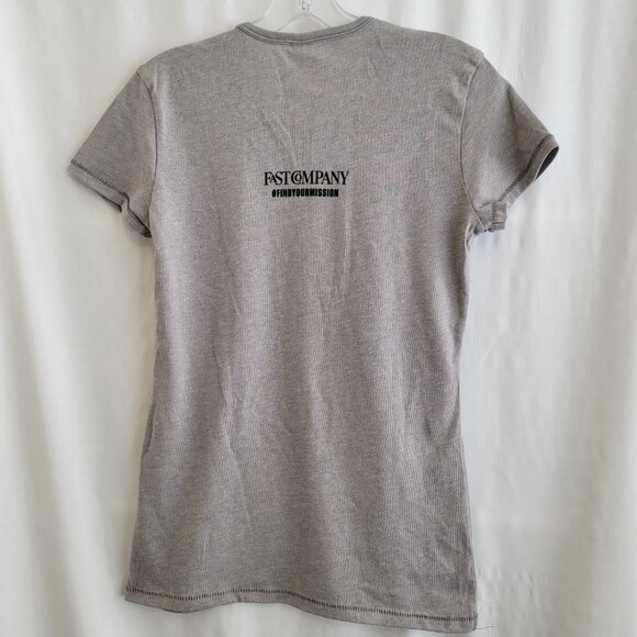 Alternative Apparel My Mission Is ____ Gray Short Sleeve T-Shirt Small - Picture 8 of 8